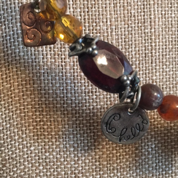 Expandable choker Boho style beaded. So cool! - Picture 4 of 6